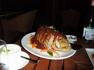 A local reef fish dinner for 2