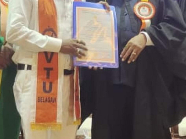 Manjunath Badiger Awarded Doctorate Degree - Barkur Online